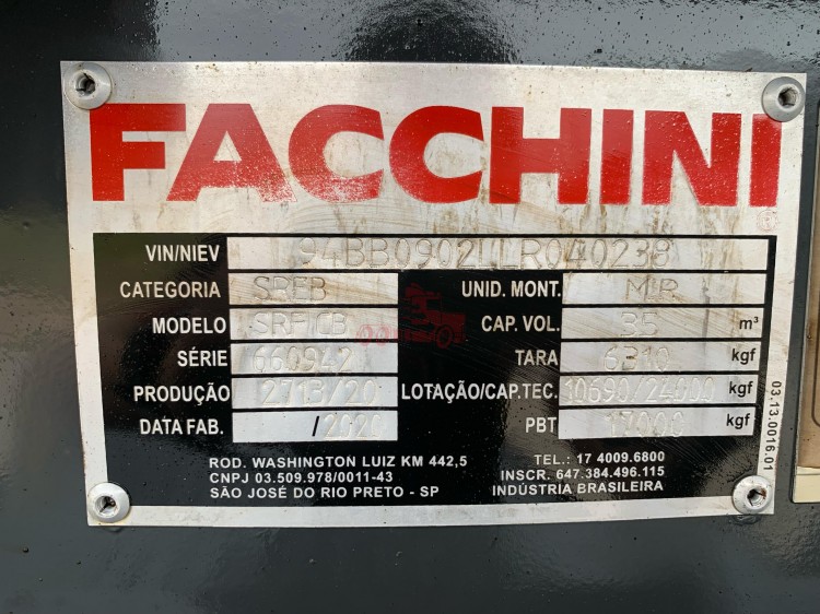 Rodocaçamba Facchini 2020
