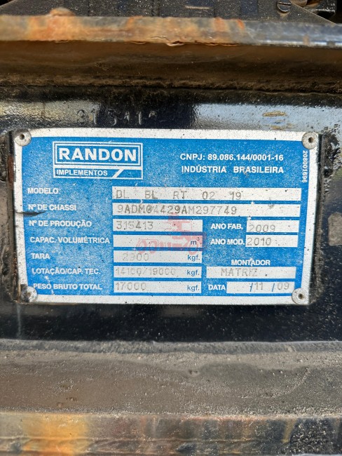 Rodotrem Randon 2010 Bobineiro  