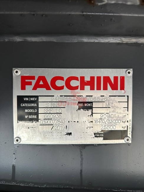 Carreta Sider Facchini  2019 30 paletes 