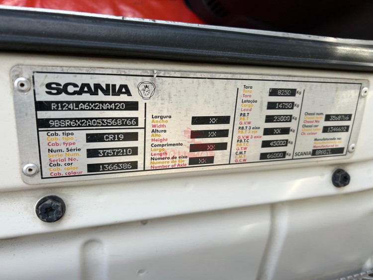 Scania R124 420 6x2 2005