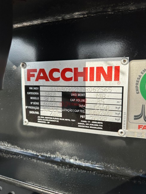 Rodocaçamba Facchini 2022 