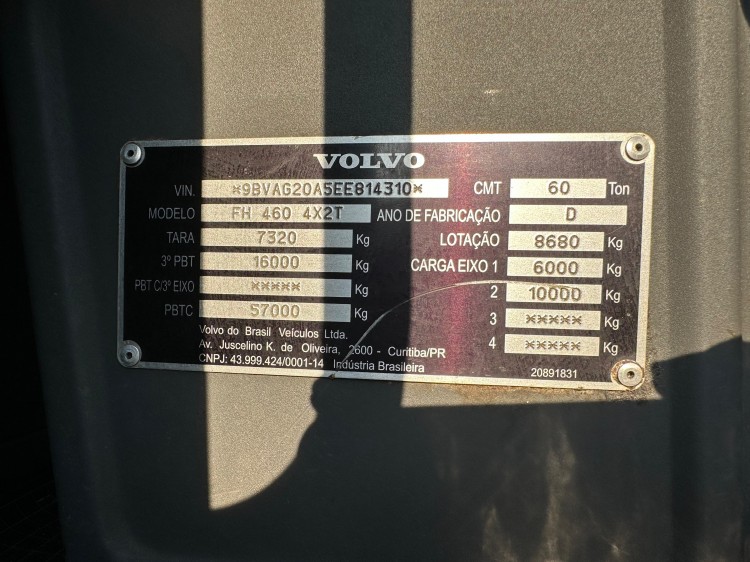 Volvo FH460 4x2 Globetrotter 2014