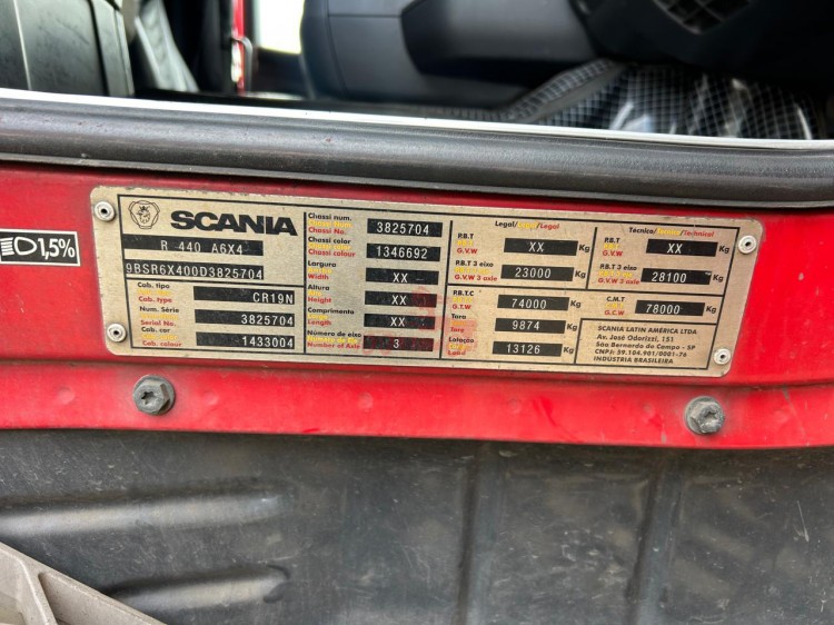Scania R440 6x4 2013 