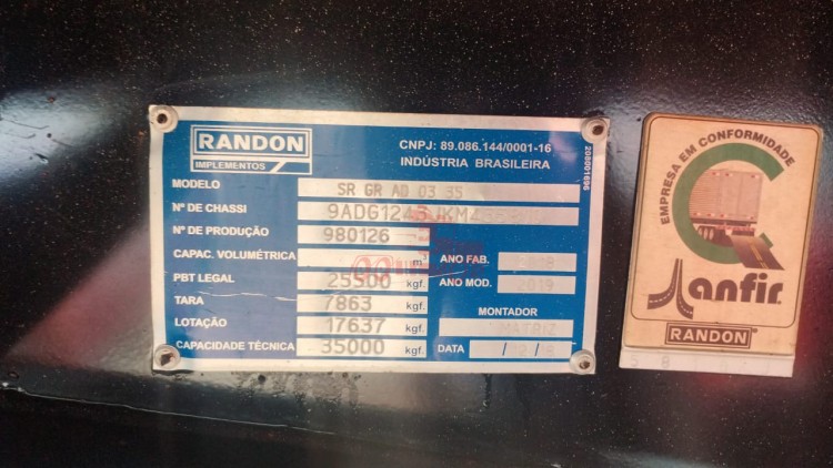 Graneleiro Randon 2019