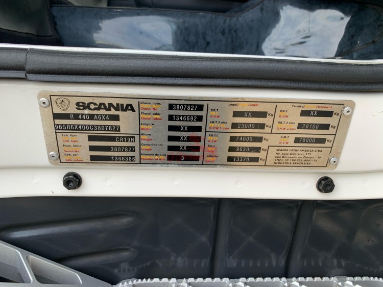 Scania R440 6x4 2012