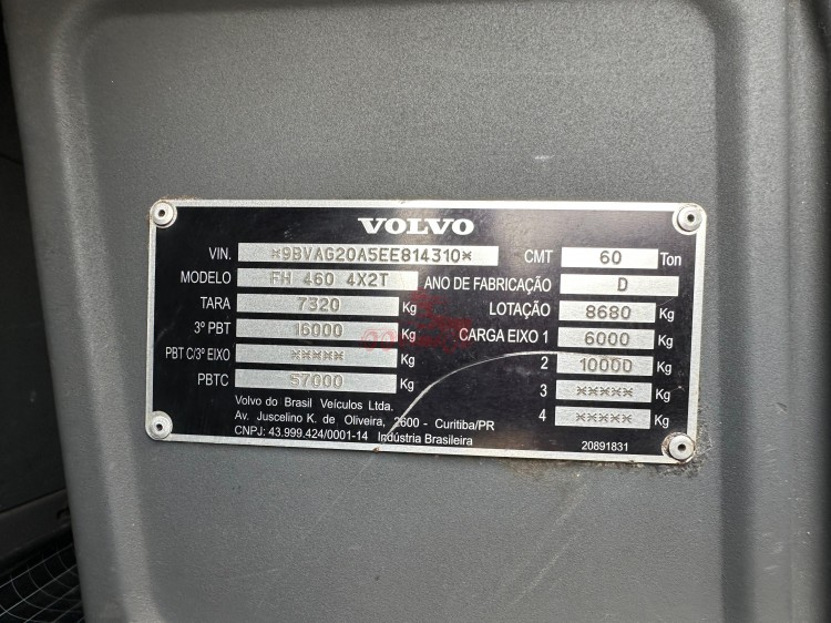 Volvo FH460 4x2 Globetrotter 2014