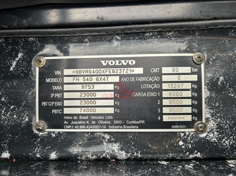 Volvo FH540 6x4 Globetrotter 2015