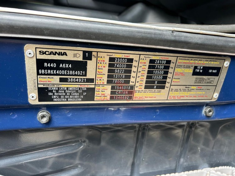 Scania R440 6x4 2014