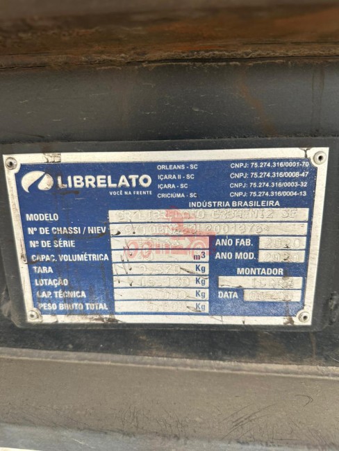Caçamba Librelato 40m³ 2020
