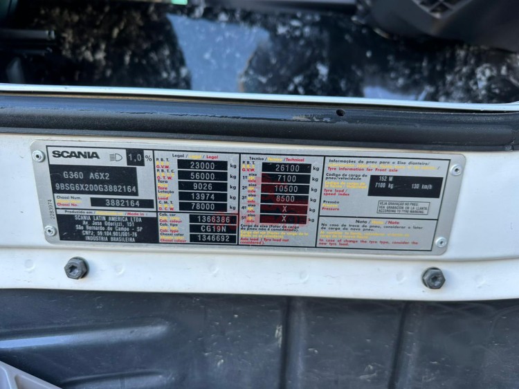 Scania G360 6x2 2016