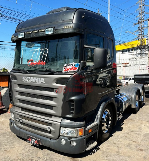Scania R500 V8 6x2 Highline 2009 + Librelato 2 eixos 2024