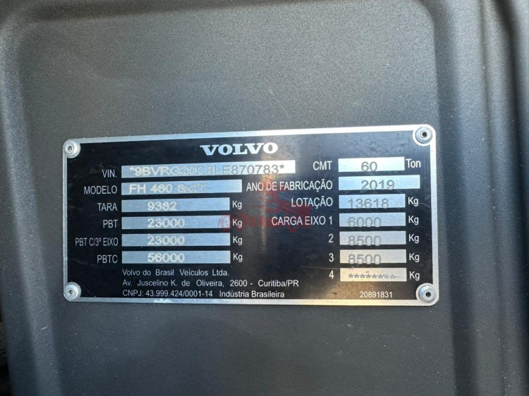 Volvo FH460 6x2 Globetrotter 2020 + Guerra 2012