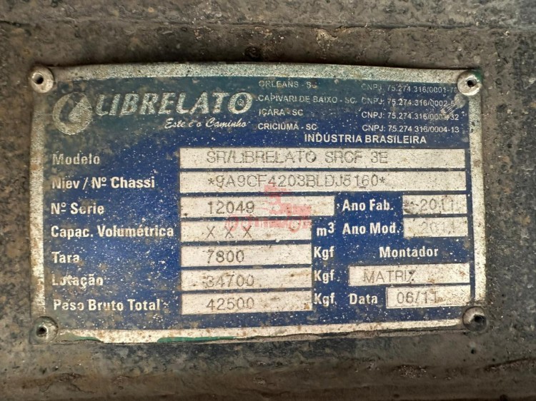 Baú Sider Librelato 2011