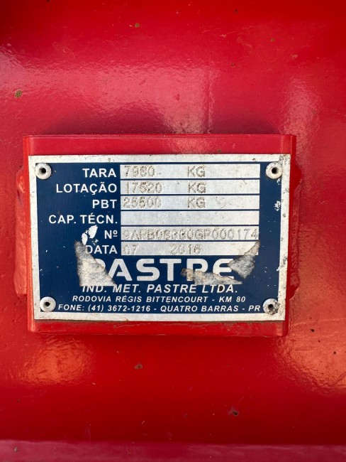 Caçamba Pastre LS 2016 