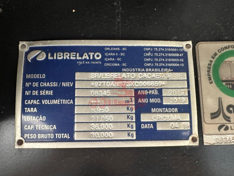 Librelato Grade Baixa Vanderleia 2019