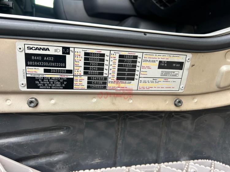 Scania R440 6x2 2018