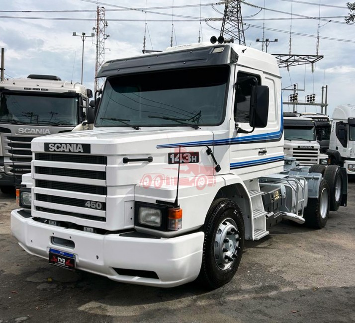 Scania 143 450 V8 6x2  1992 TopLine Raridade 