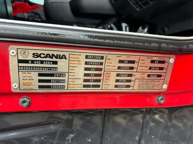 Scania R440 6x4 2013