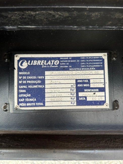 Librelato graneleiro LS 2016