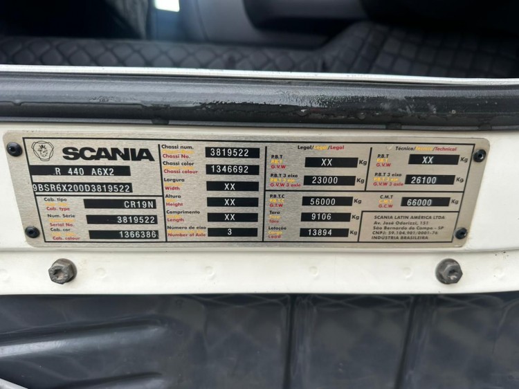 Scania R440 6x2 2013