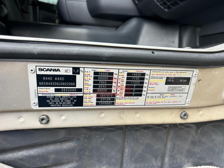 Scania R440 6x2 2018