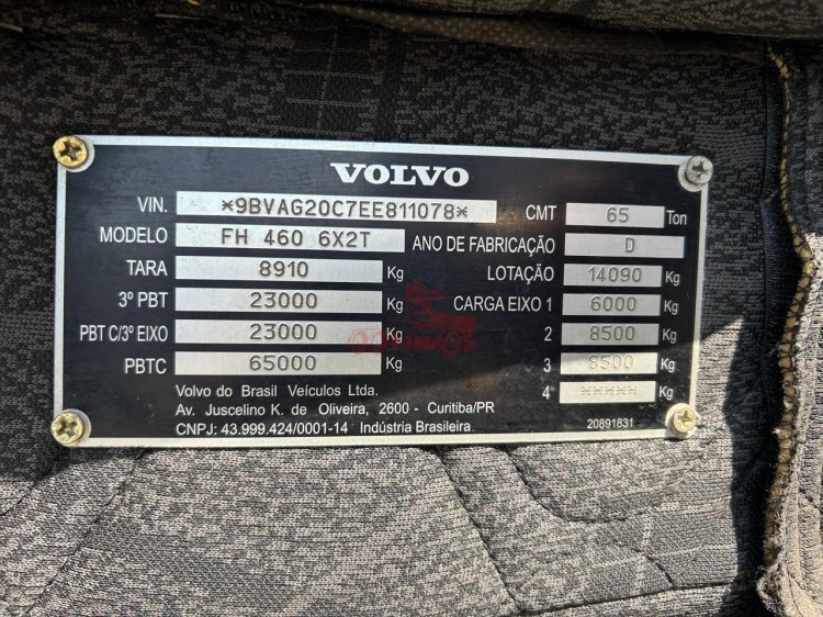 Volvo FH460 6x2 Globetrotter 2014