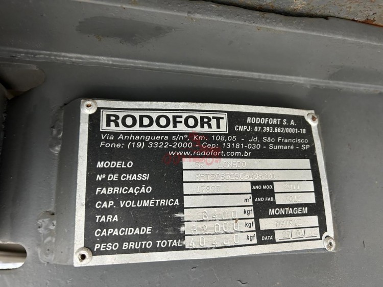 Sider Rodofort 2012 30 Paletes 