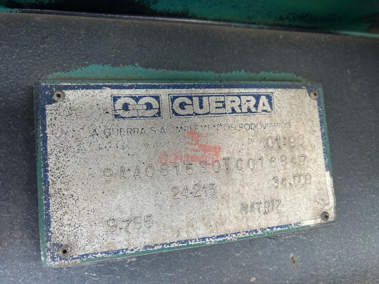 Carreta Sider Guerra 1996 28 paletes