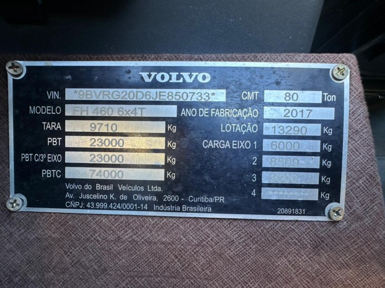 Volvo FH460 Globetrotter 6x4 2018