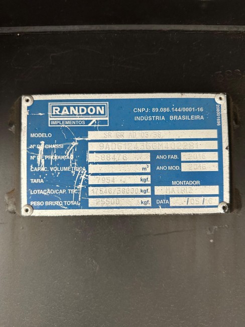 Graneleiro Randon LS 2016