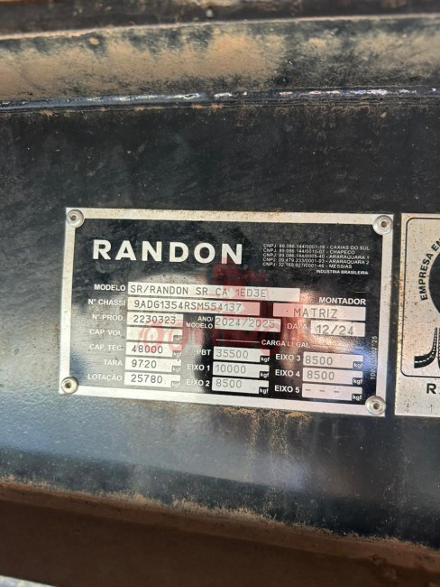 Graneleiro Randon 4 eixo 2025