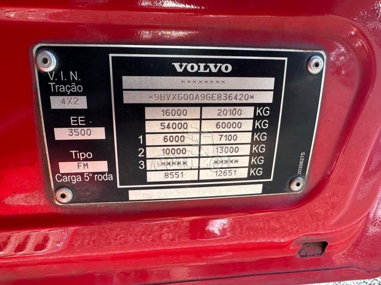 Volvo FM380 Globetrotter 4x2 2016