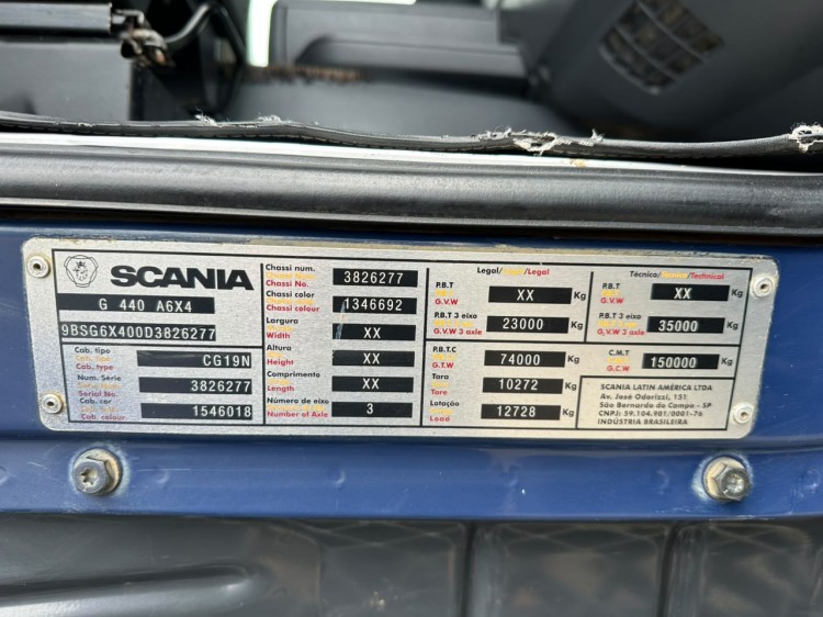 Scania G440 6x4 2013
