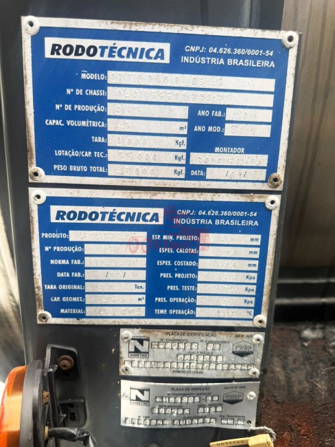 Tanque Inox Rodotecnica Vanderleia 2011/2012
