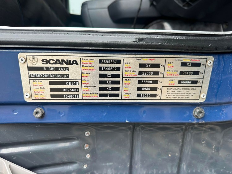 Scania R380 6X2 2011