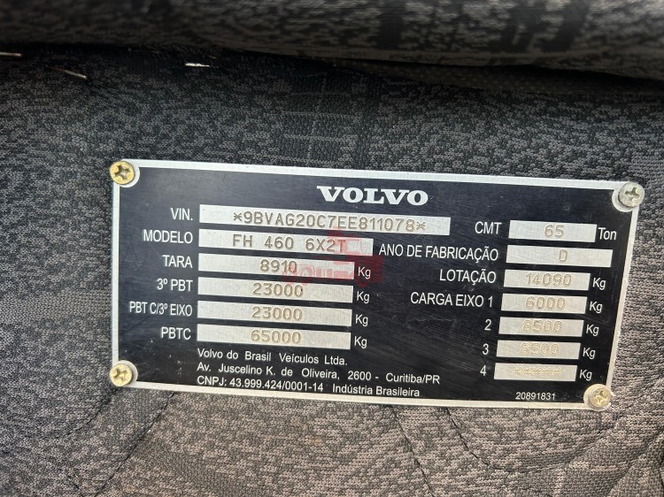 Volvo FH460 6x2 Globetrotter 2014