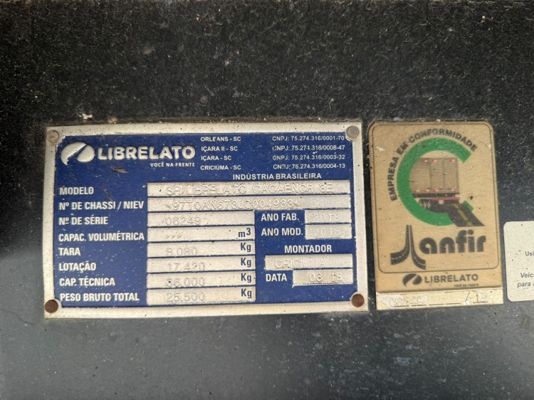 grade baixa Librelato 2018
