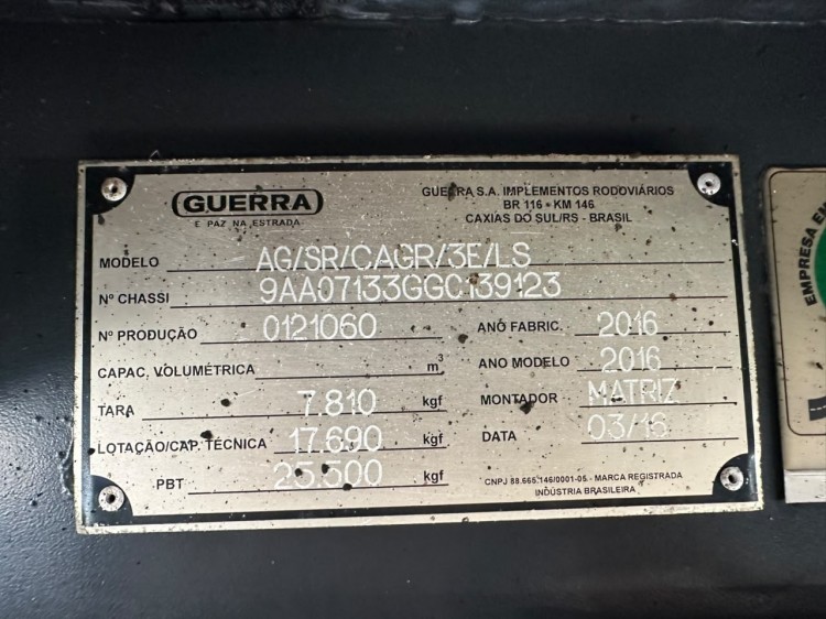 GRANELEIRO GUERRA LS 2016