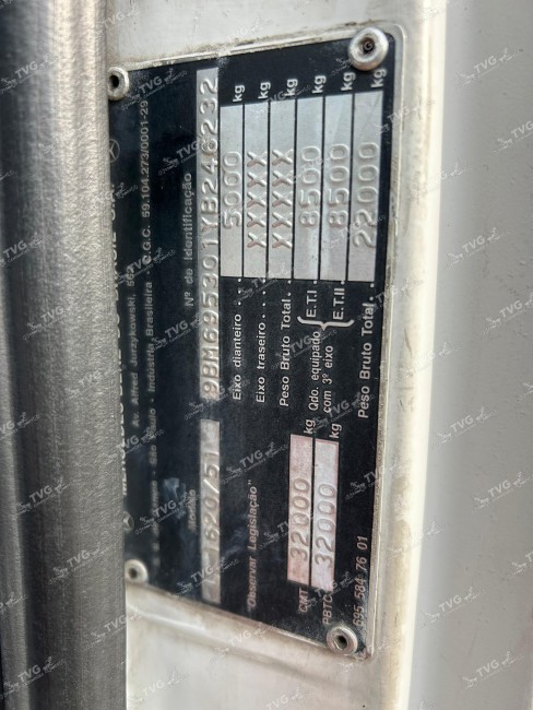 MB 1620 6x2 2000 Com Sider 