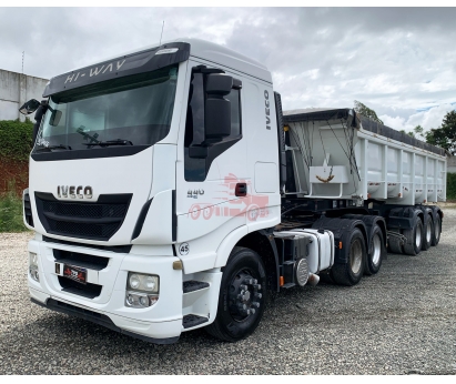 Iveco Stralis 440 6x2 2020 + Caçamba Randon 2014