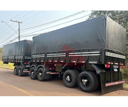 Rodotrem Guerra 9 eixos Graneleiro 2003