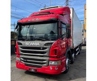 Scania P310 8x2 2014 Baú refrigerado Ibiporã 