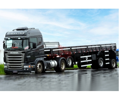 Scania R500 V8 6x2 Highline 2009 + Librelato 2 eixos 2024
